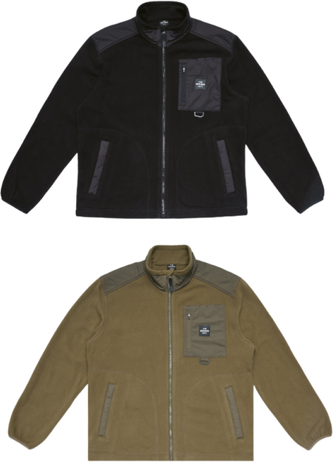 EIDER SAFETY 캐주얼 플리스원단 지퍼포켓 수납 보온 시인성 자켓 점퍼