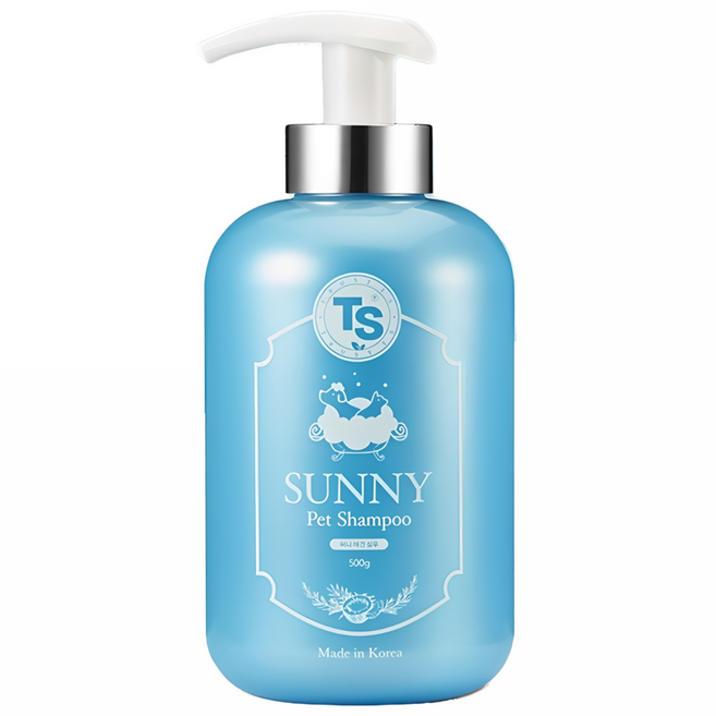 TS 써니 애견 샴푸, 베이비파우더향, 1개, 500g