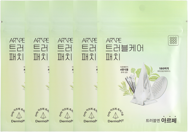 아르페 트러블케어 마이크로팁 트러블패치 5파우치(45패치) 묶음, 5개, 9개입