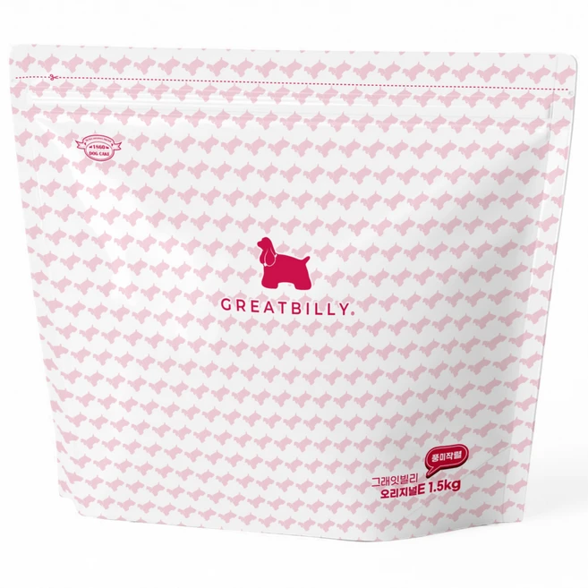 그래잇빌리 전연령 반려동물 오리지널E 프리미엄 소프트 사료, 가수분해연어, 1.5kg, 1개 - 쿠팡
