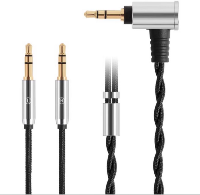 하이파이맨 헤드폰 헤드셋 케이블 HE400 HE400I HE400SE 헤사세 아난다 순다라 Hifiman SUNDARA/Ananda/Alya/HE4XX/HE-400i/HE560호환, 1개