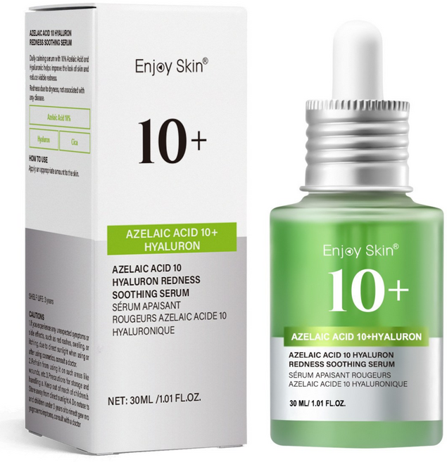 Gurene 인조이 스킨 아젤라익 애씨드 10% + 히알루론산 세럼, 1개, 30g