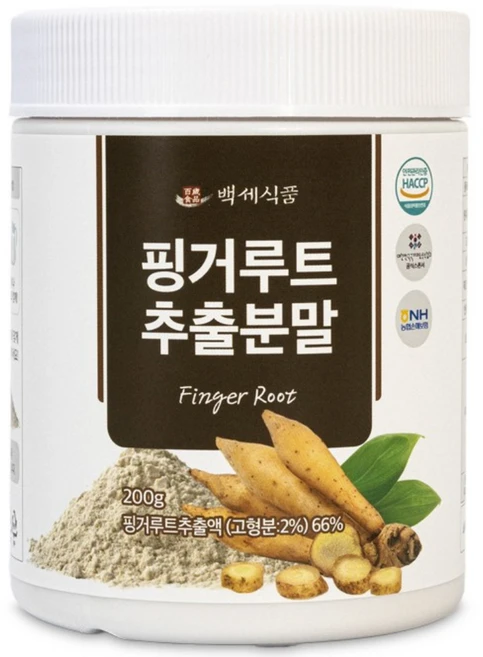 핑거루트 추출분말 HACCP 인증제품, 1개, 200g - 쿠팡