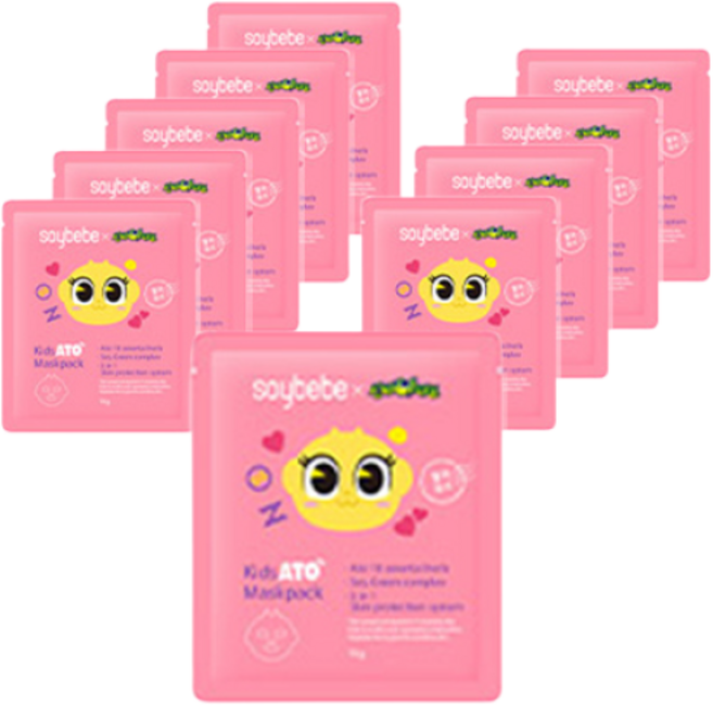 소이베베 키즈 아토 마스크팩, 15g, 10개