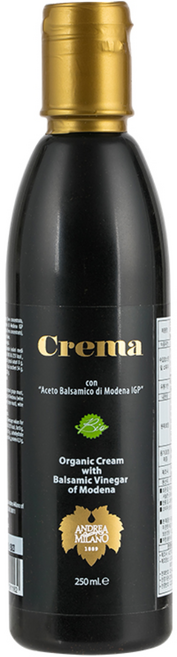 안드레아밀라노 모데나산 유기농 발사믹 크림소스, 250ml, 1개