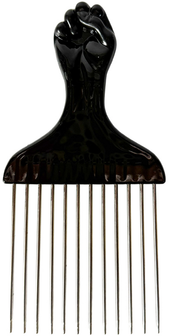 루시피 바버샵 포마드 빗 블랙 파워 콤브 LU-04, 1개, Type-01