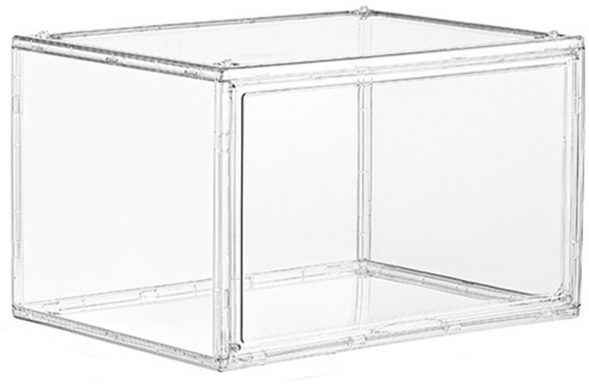 풀라이프 프리미엄 도어형 팬트리 수납정리함, 1개, 투명