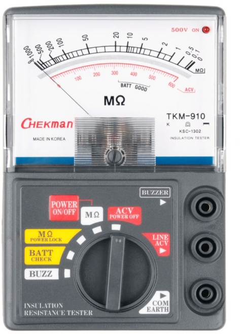 태광 절연저항계 아날로그 테스터기 메가테스트기 (제품선택), 1개