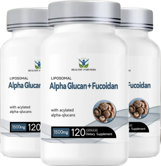 AHCC 버섯 균사체 갈조류 추출물 미국산 1500MG 아가리쿠스 균사체 미역귀 고함량 무관세, 3개, 120정 - 쿠팡