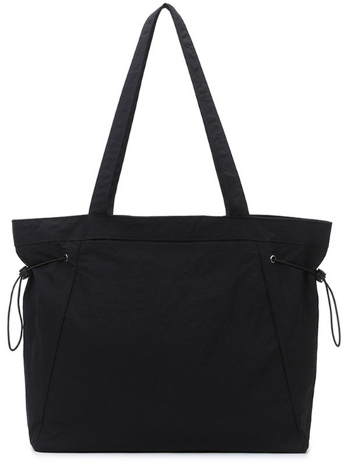 엘리다움 라이트 데일리 나일론 토트 숄더백 스트링 가벼운 대용량 가방 여행 운동 방수 보부상