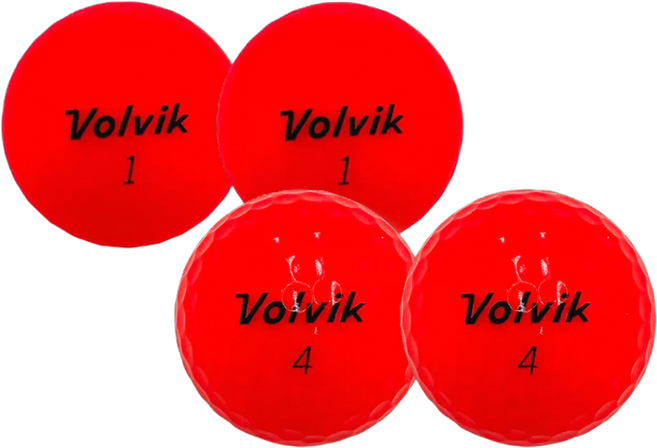 볼빅 레드 A-급 40개 컬러 모음 로스트볼 상태 좋은 라운딩용 로스트볼 추천, 1개, 40개입