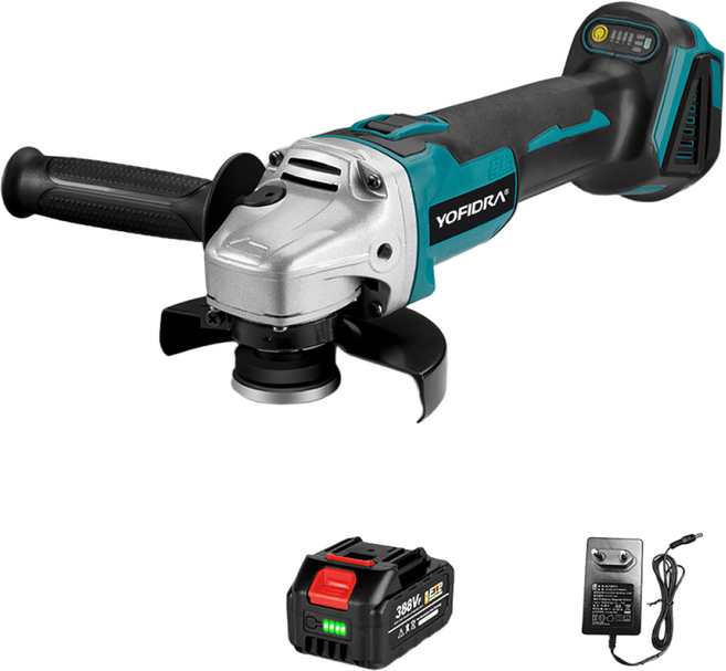 무선 전동 브러시리스 앵글그라인더, 본품 + 배터리1개, 1개