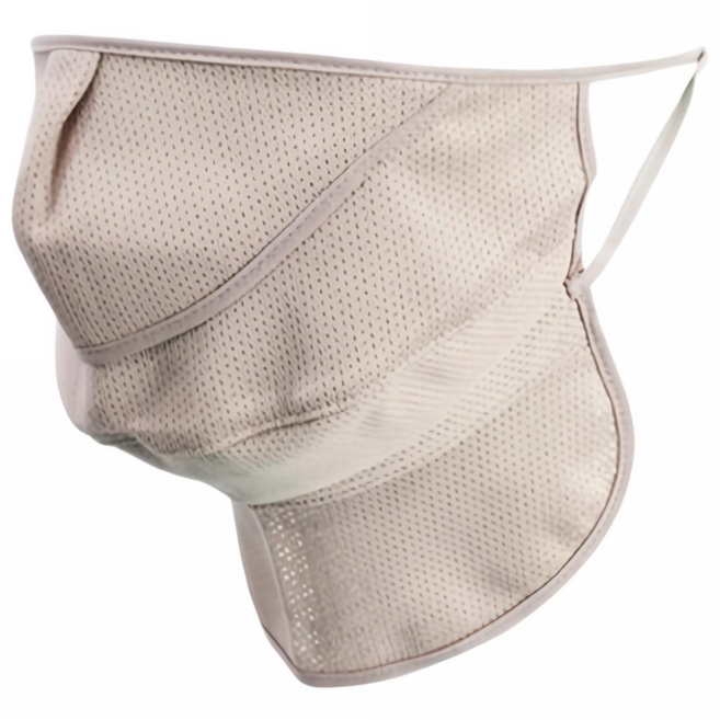 에이스샵_100% 국내생산 나스카 무지 자외선 차단 마스크 3단 남여공용 kc인증완료 에어로쿨 3중 입체디자인 얼굴부터 목까지 자외선 차단