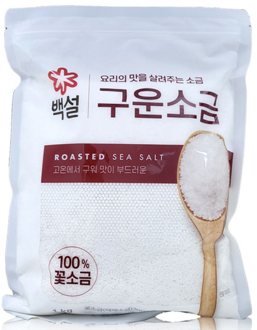 CJ 백설 구운소금, 1kg, 1개