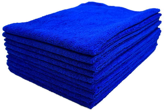 초극세사 다목적 경편 프리미엄 손걸레 40x40cm 10매 행주 주방 청소타월, 다크블루, 1세트