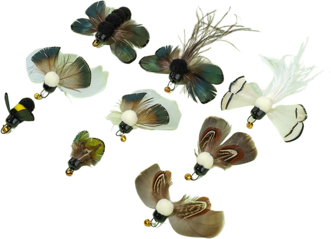 핸드메이드 벌레 모양 리필형 고양이장난감, B-3.솜뭉치 뱁새, 1개