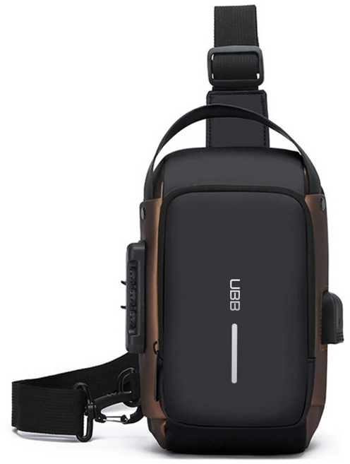 UBB 세이프팩 스마트 크로스 슬링백 여행용 도난방지 잠금장치 방수 C타입 충전