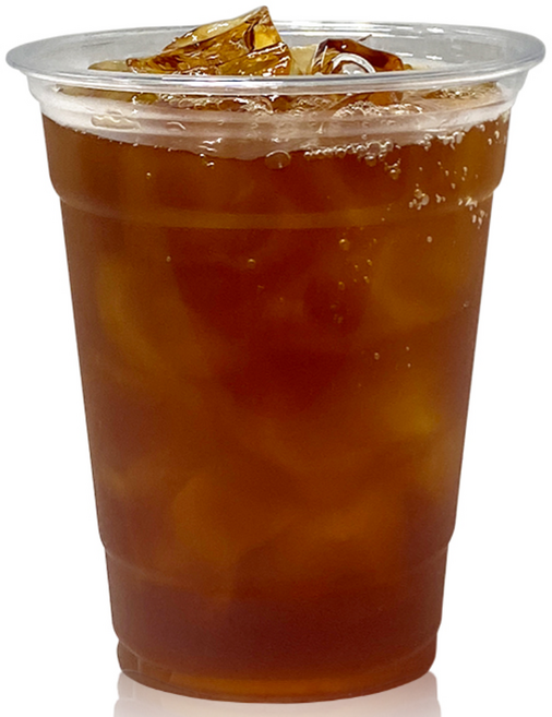 나나커피 92파이 14온스 PET 아이스컵, 1개, 395ml, 100개입