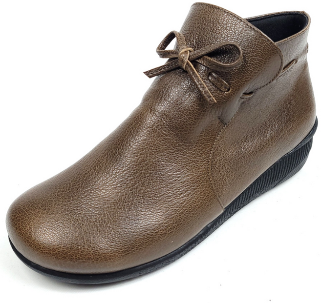 의정부수제화 양가죽 여성 봄 부츠 발편한 여자 앵글 앵클 수제 가죽 숏부츠