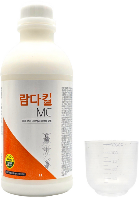 람다킬 mc 1L 해충방역 살충제 파리 모기 바퀴벌레 살충제 분무 연무 연막 살충, 1개