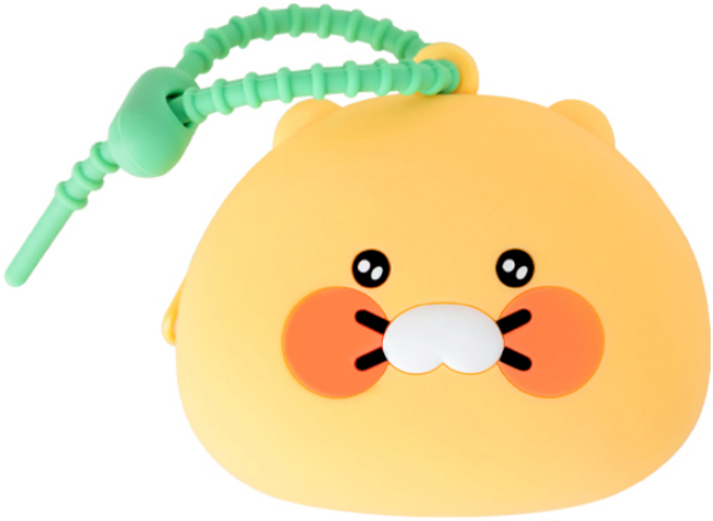 춘식이 형태 미니 파우치 / 실리콘파우치 디지털파우치 백인백파우치 소지품파우치 뷰티파우치 에어팟파우치 이어폰파우치