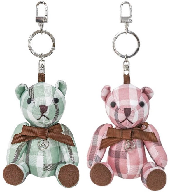 벤츠 베어 곰돌이 키링 순정 컬렉션 악세사리 핑크 민트, 베어(곰돌이) 키링 / 민트