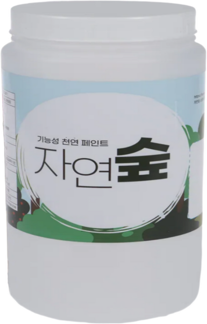 한스 자연숲 내.외부 겸용 페인트, 1개, 250ml, 화이트