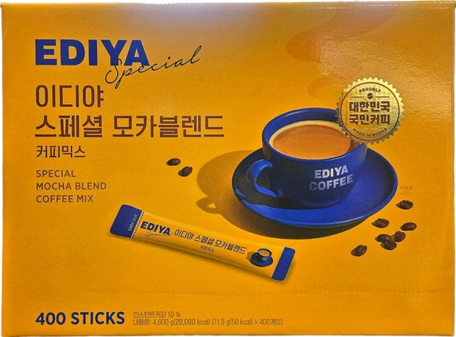 이디야 스페셜 모카블렌드 커피믹스, 11.5g, 400개입, 1개