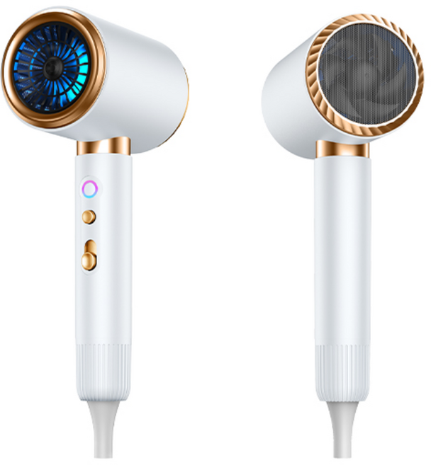 SAMSEA 샘씨 파워풍량 전문가용 이온 헤어 드라이어 2100W, 흰색