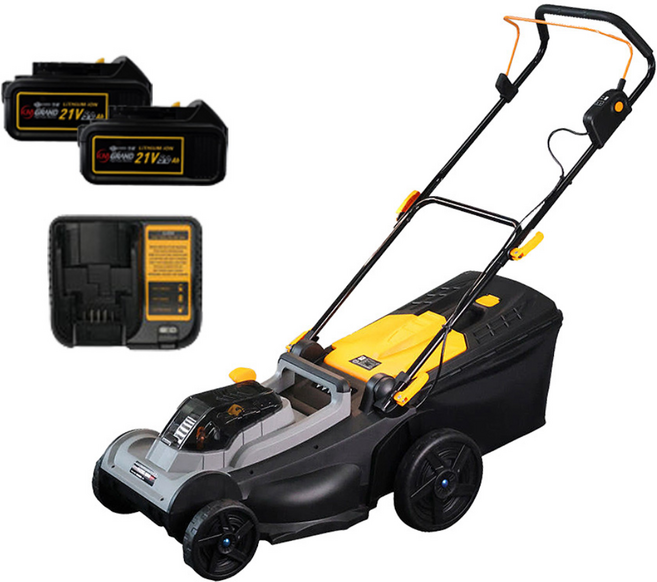 KM 그랜드 무선 잔디깍기 KMG-L430D 충전기 배터리 풀세트 디월트 배터리 호환 잔디깍는 기계, 1개