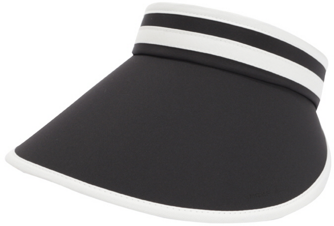 르까프 여성 베이직 썬캡 화이트블랙 LE4C109WBK