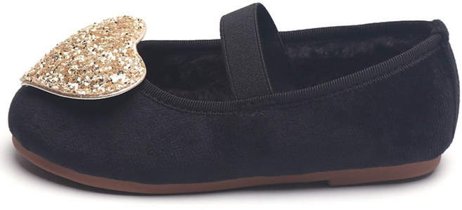 마리앤키즈 여아용 프렌치 하트 퍼 메리제인 구두 MK-N25