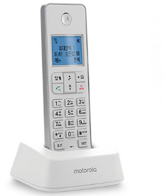 모토로라 디지털 무선 전화기 화이트, IT.5.1XA