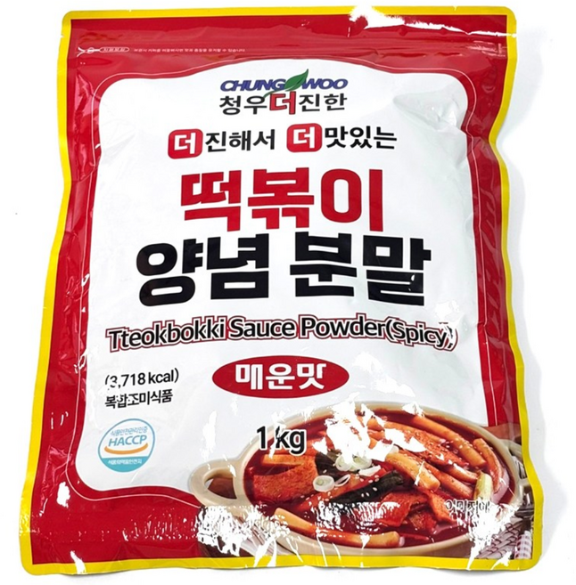 떡볶이양념분말(매운맛) 1KG/청우-, 1kg, 1개