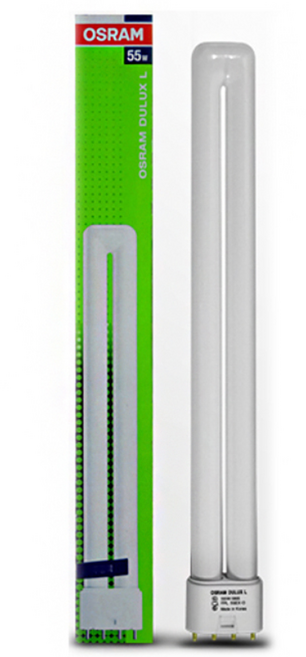 오스람 두영 꽂아끼우는 삼파장 램프 FPL 55W 형광등 번개 장수 4핀소켓, 주백색, 1개