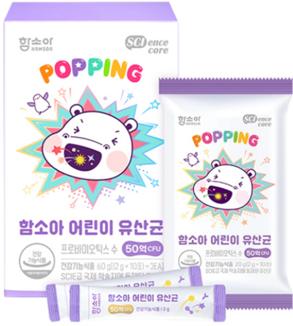 함소아 어린이 유산균 30p, 60g, 1개
