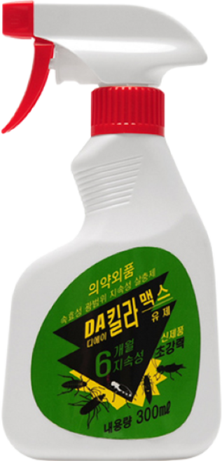 바퀴벌레약 지네약 개미약 빈대 DA킬라맥스300ml, 1개, 300ml