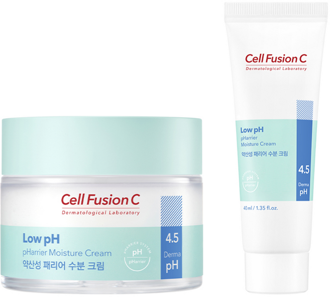 셀퓨전씨 약산성 패리어 수분크림 80ml + 40ml 세트, 120ml, 1개