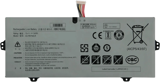 AA-PBTN4LR BA43-00386A 호환용 삼성 NT850XBX NT850XBD NT850XBW NT850XBC 노트북 (무조건 배터리 모델명으로 구매하기)V-, 1개