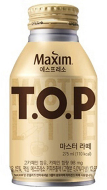 티오피 마스터 라떼, 275ml, 8개