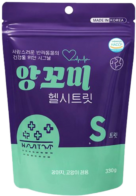 앙꼬미 헬씨트릿 강아지 고양이 겸용 영양제 S트릿 330g, 1개, 피부/피모, 33회분
