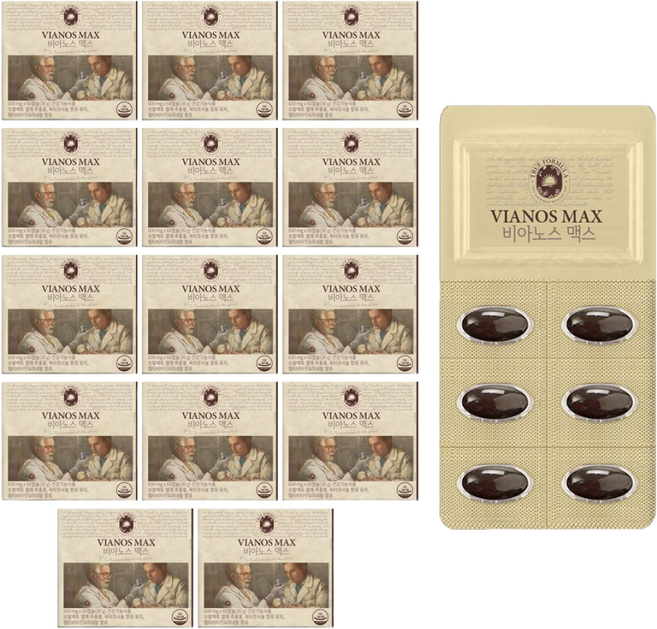 트루포뮬러 비아노스 맥스 1개월(1박스) (전립선 건강의 유지에 도움), 60정, 14개