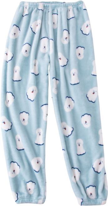 [블랑커브]수면바지 수면잠옷 여성수면바지 잠옷 극세사수면바지 극세사잠옷 잠옷바지 여성잠옷바지 극세사수면잠옷