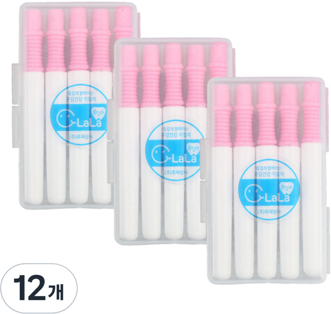 오랄라 치간칫솔 기본형 SSS 0.7mm, 5개입, 12개