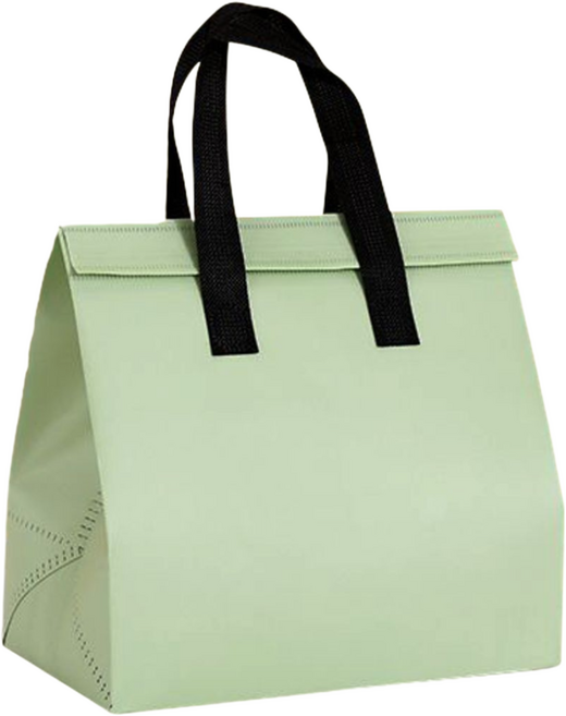 smileorange 보냉가방 보냉백 도시락 보냉백(미니/소형/중형/대형) 은박 보온보냉 테이크아웃 커피 쿨러백 일회용/재사용 아이스가방, 10개, 흰색