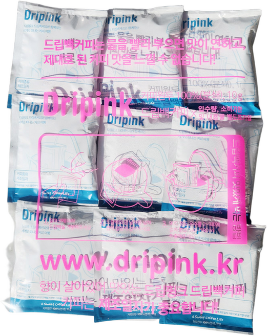 드립핑크 탄자니아 드립백커피, 10g, 35개입, 1개