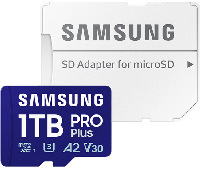 삼성전자 공식인증 정품 마이크로SD카드 PRO PLUS 1테라 메모리카드, 1TB, 1개