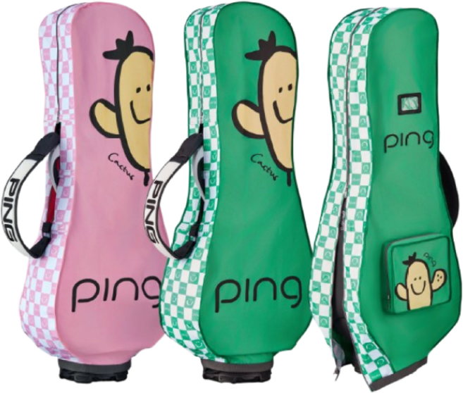 핑 삼양정품 2025년 W 스마일 체크 골프 항공커버, (그린)