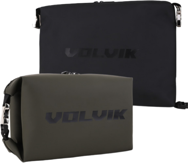 VOLVIK 볼빅 정품 하이브리드 골프 파우치 클러치 백, 블랙, 1개