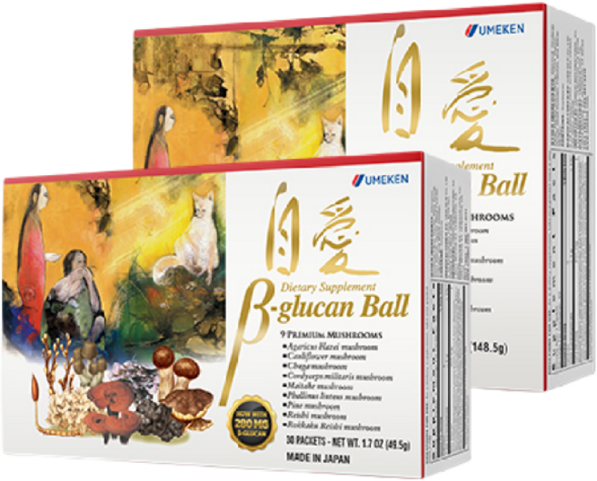 [본사직영] 우메켄-베타글루칸(정)Big+Small 약4개월분 / 관세포함, 1세트, 49.5g